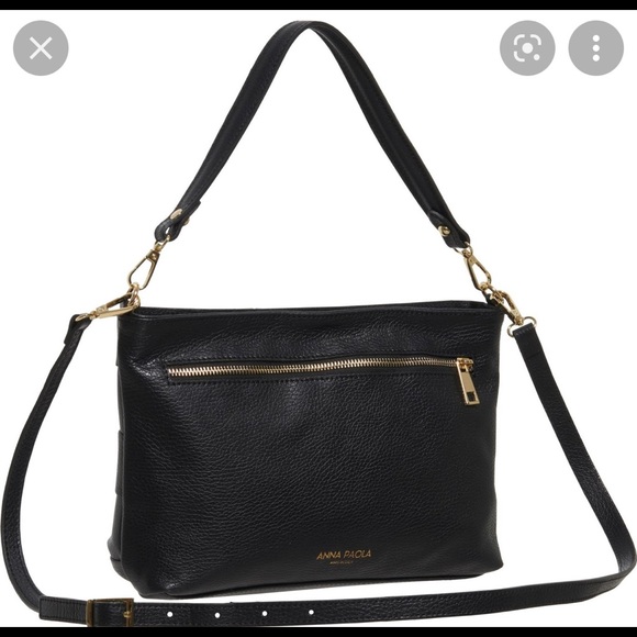 ANNA PAOLA Made In Italy Brit Shoulder Bag - Leather (For Women) - Picture 16 of 16